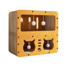 Cat Scratcher House Lounge Castle Double Layer Cat Tree with Grinding Claw for Indoor Cats, Sturdy Design and Soft Material