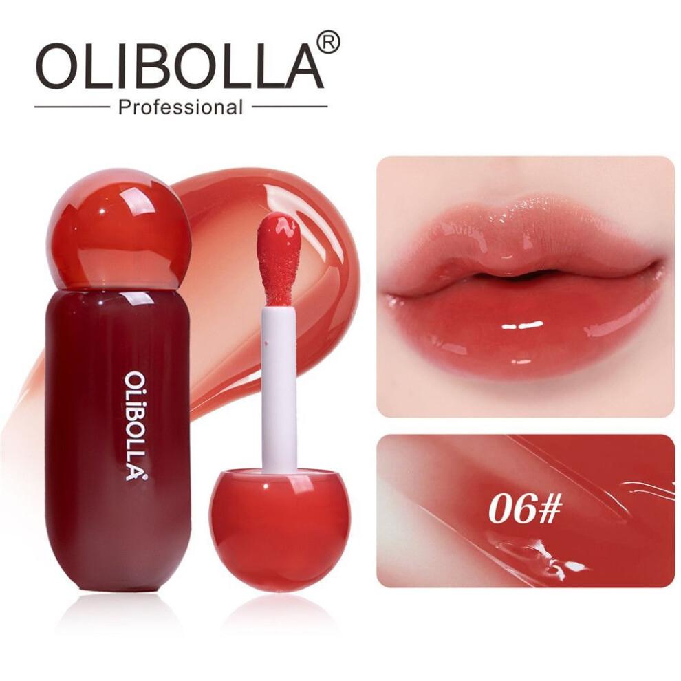 (Type#6) Olibolla Water Light Glass Lip Glaze Moisturizing Clear Plump Lips No Smudge No-image-OPC-PKDRZQ2-NEW