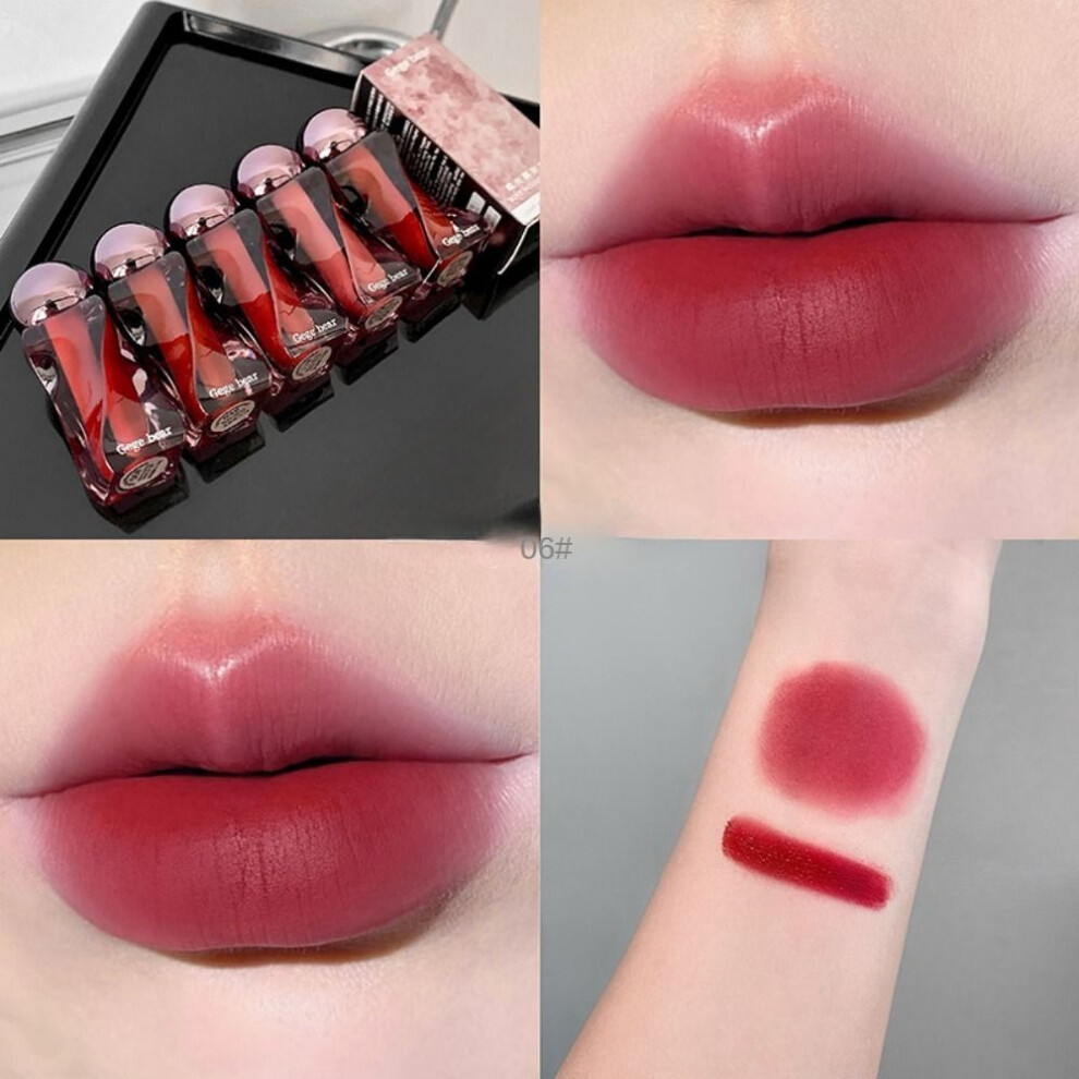 (Type#6) Gege Bear Soft Light Mousse Lip Mud Matte Velvet White Makeup Affordable Student-image-OPC-PKDRZY5-NEW