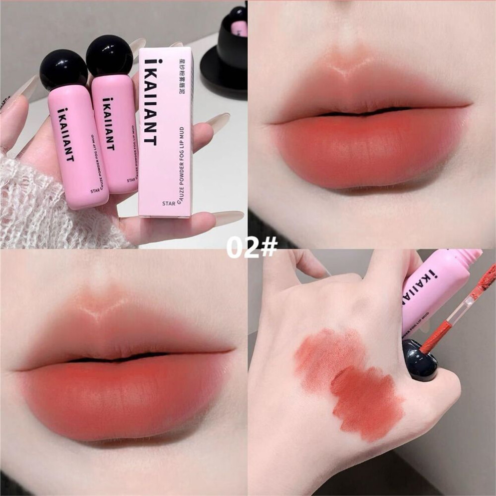 (Type#2) Kelandai Star Veil Pink Matte Lip Mud Long-lasting Makeup Color Matte Matte-image-OPC-PKDS28D-NEW