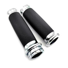 Motorcycle Handlebar Grips 1 Inch Lightweight Hand Grip Set for XL883 1200 Retro Style Comfortable Upgrade 1 Pair