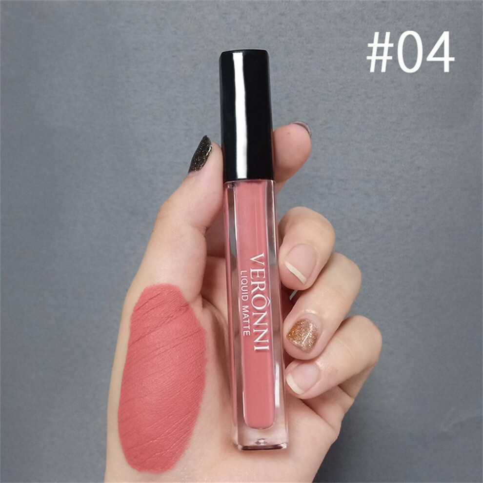 (Type#4) Veronni Square Tube Matte Lip Glaze Wholesale Matte Velvet Liquid Lipstick Hold-image-OPC-PKDS2ZT-NEW