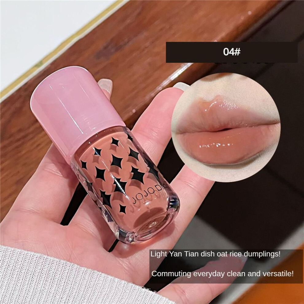 (Type#4) Jojo Diary Star Mirror Lip Glaze Hydrating Moisturizing Pouty Lips Fine Shimmer-image-OPC-PKDS6YY-NEW