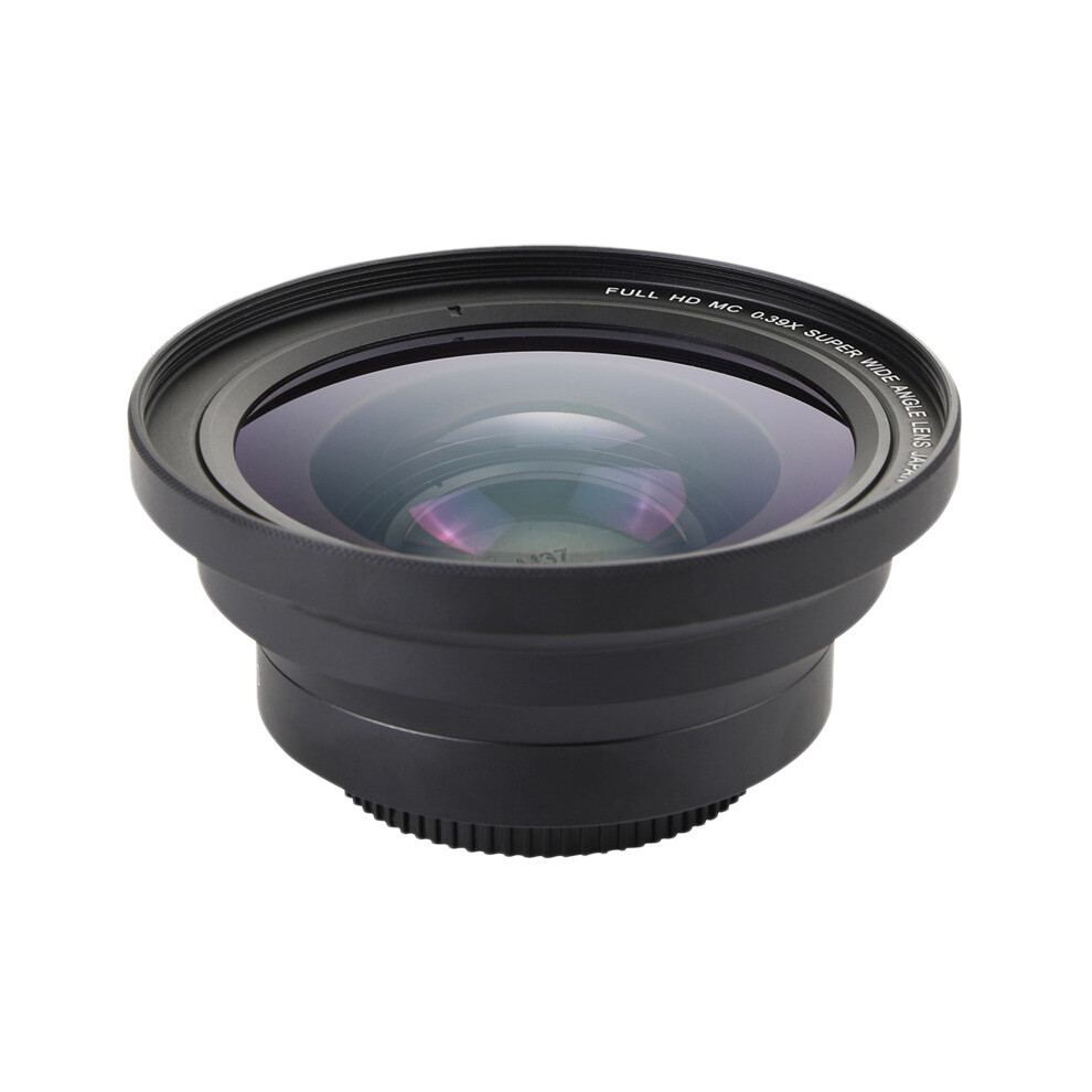 37Mm Macro+72Mm Wide Angle Lens 0.39X Full Hd For 4K Camcorder 4851886143529