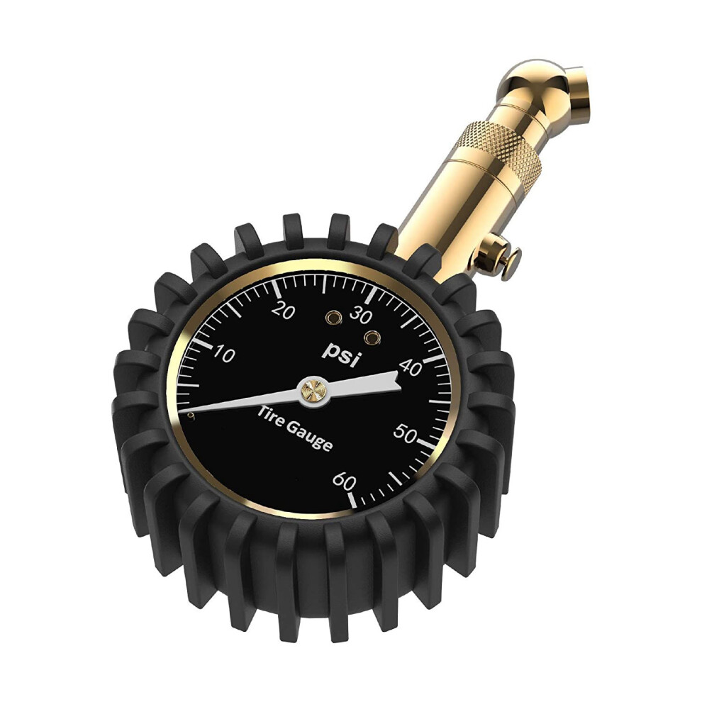 Tire Pressure Gauge - (0-60 Psi) Heavy Duty, Accurate With Glow Dial 4851886172666