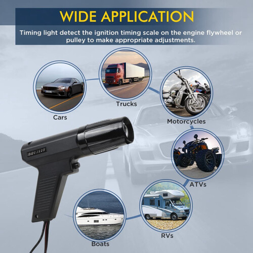 Timing Light 12V Ignition Timing Light Automotive Strong Flash Timing 2