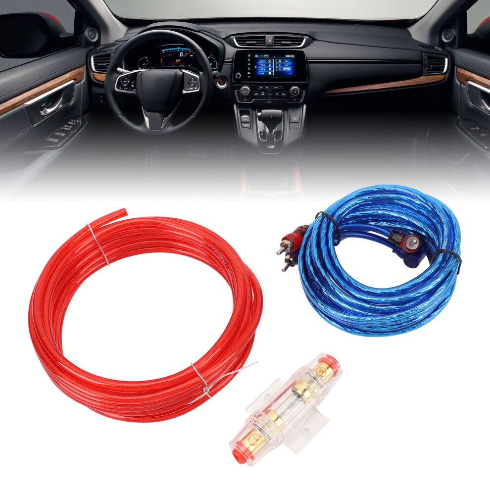 Universal 10 Gauge Subwoofer Installation Kit With 60A Fuse & Cables 4921348515789