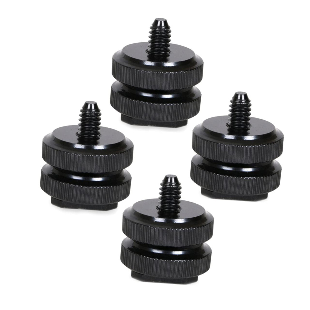 Dslr Camera Accessory Hot Shoe Mount Adapter 4Pcs Aluminum Alloy Tripod Screw Knurled Clamping Nuts 6447073561139