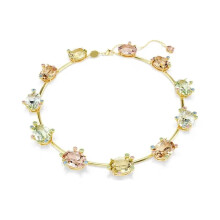 (Necklace-1) Original Colored Candy Crystal High Quality Jewelry Sets Adjustable Irregular Ring Drawstring Swar Necklace Exquisite Gift For Women