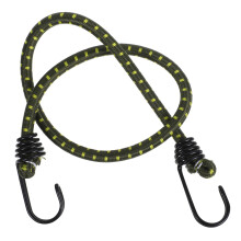 Bungee Cords with Flat Hooks, Heavy Duty Outdoor Securing Ropes, 48 Inch Length, Durable Elastic Straps