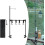 Concave And Convex Folding Camping Table With Hanging Pots, Tableware, Aluminum Alloy Lamp Rack, Single-Layer Storage 4
