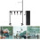 Concave And Convex Folding Camping Table With Hanging Pots, Tableware, Aluminum Alloy Lamp Rack, Single-Layer Storage 2
