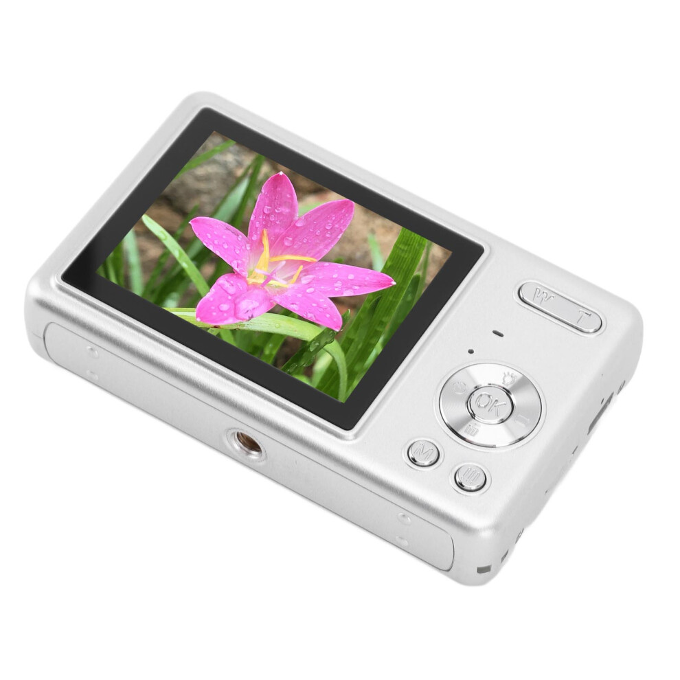 Student Vlog 12Mp Digital Camera With 1080P Video & 16X Zoom Silver 8761348519051