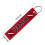 Stylish Polyester Diving Sign Keychain Waterproof Embroidered 3