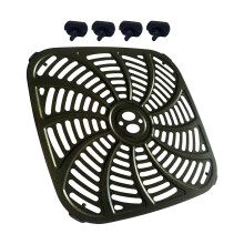 Metal Air Fryers Cooking Mats Square Grilling Mats Carbon Steel