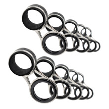 10Pcs Fishing Rod Eye Rod Rings Guides Set Fishing Rod Tip