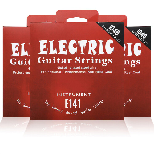 6Pcs .010-.046 Electric Guitar Highly Carbon Steel Core Strings 1