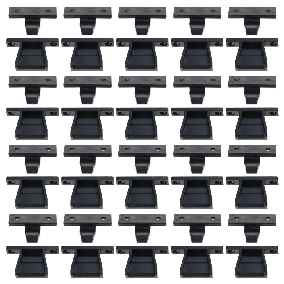20Pcs Press Fit Panel Clip Push In Plinth Fasteners Kitchen 7627000023339