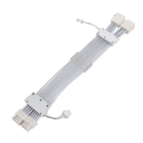 ARGB GPU Power Cable 2x8 Pin White Extension Kit with 5V 3Pin Sync