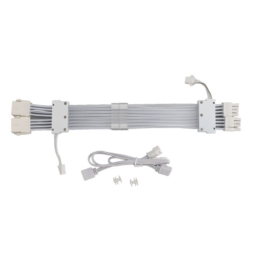 ARGB GPU Power Cable 2x8 Pin White Extension Kit with 5V 3Pin Sync 1