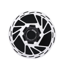 Bike Disc Brake Rotor 140mm 160mm 180mm 203mm Compatible with Road Bikes with Lock Ring and Brake Pads 2PC Set