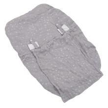 Baby Stroller Dust Cover Gray Star 61x32x30cm Cotton Gauze Universal Baby Carrier