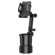 SD-1055 Car Cup Holder Expander Limiter Cell Phone/Cup Holder Combination 2-In-1 Water Cup Holder