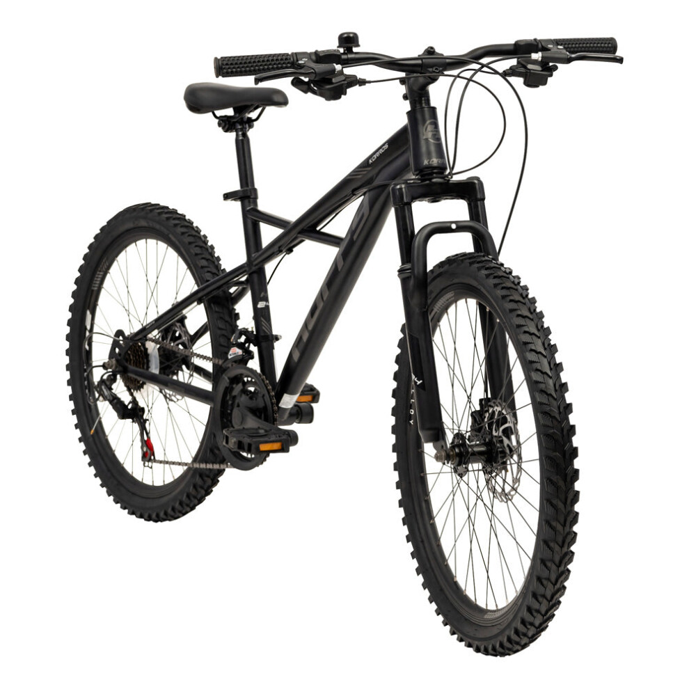 HUFFY Korros 24-Inch 21-Speed Black Hardtail Mountain Bike - 24382W-image-OPC-PKDSF9G-NEW
