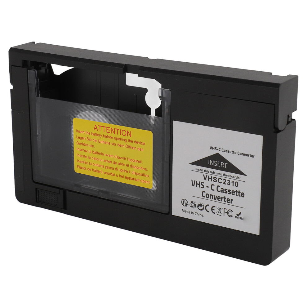 Convenient S-Vhs-C To Vhs Adapter With Safety Switch Requires 1 Aa Battery 9361348522144