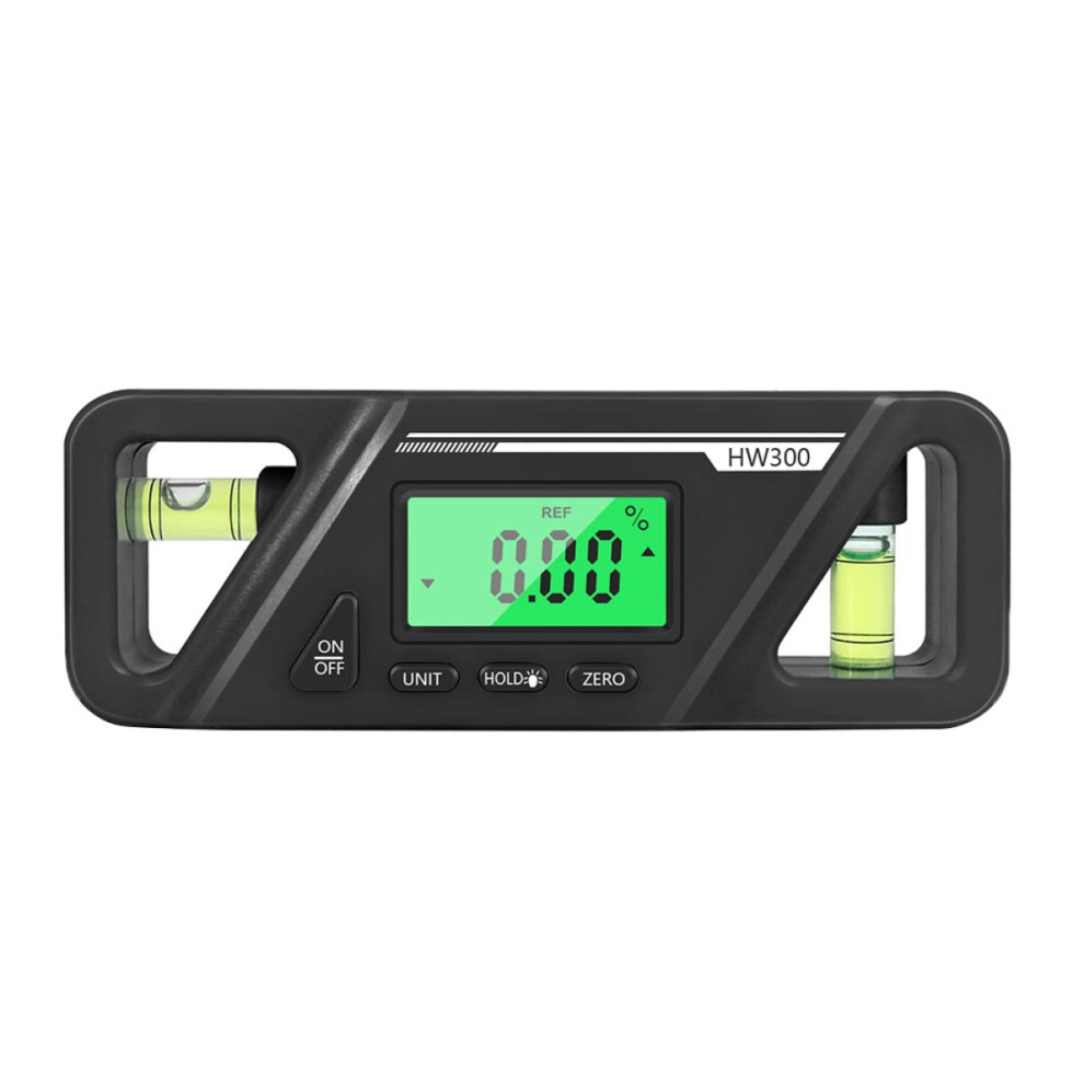 Digital Angle Gauge Protractor With Bubble Level, Magnetic Electronic Ruler For Precise Angle Measurement 13X5.7cm Black 9016109748591