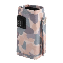 Sac chauffe-lait USB, Tissu Oxford ABS, Gris/Blanc