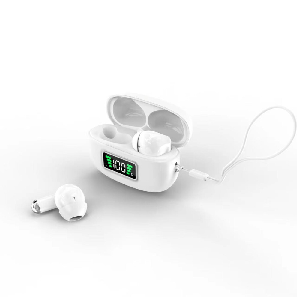 (G80ï¼Whiteï¼) The New F9-5C Bluetooth Headphones M10 Yd03 Gaming And Sports Tws Wireless Mini In-Ear M90 White 6932385189046