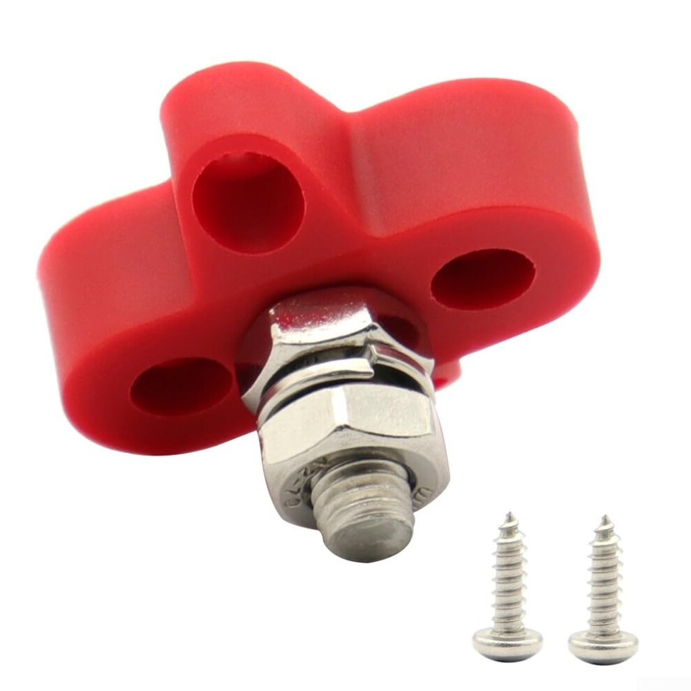 Or Automotive & Marine Busbar Power Distribution Post 300A M10 Rated For Boats Caravans And Rvs Red/Black 9084446824780