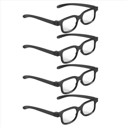 4Pcs Polarized Passive 3D Glasses for Cinema IMIX Screen 2