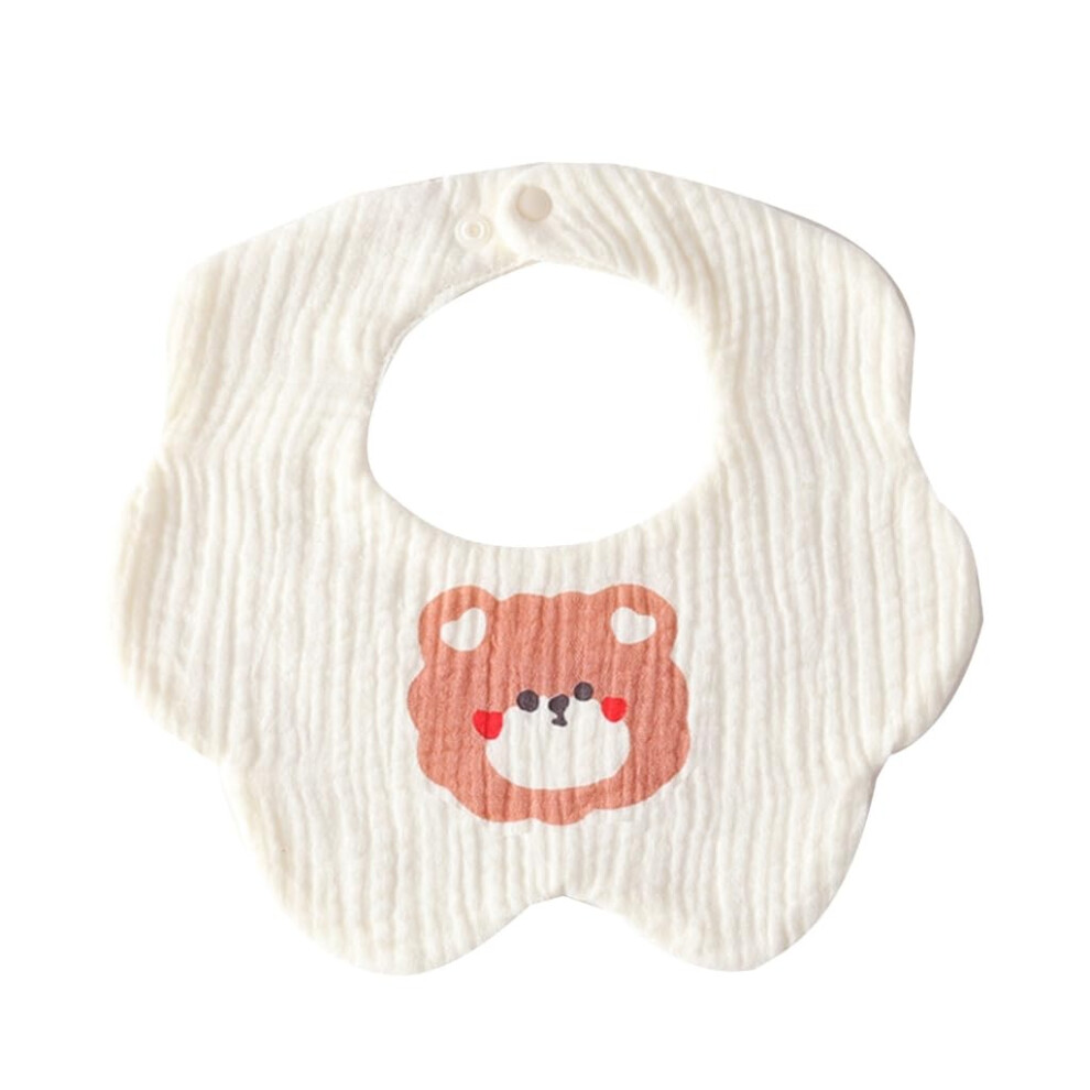 Baby Bibs Soft Absorbent Newborn Burp Cloths for Drooling Infants, Leak Proof Nursing Towels, 100% Cotton