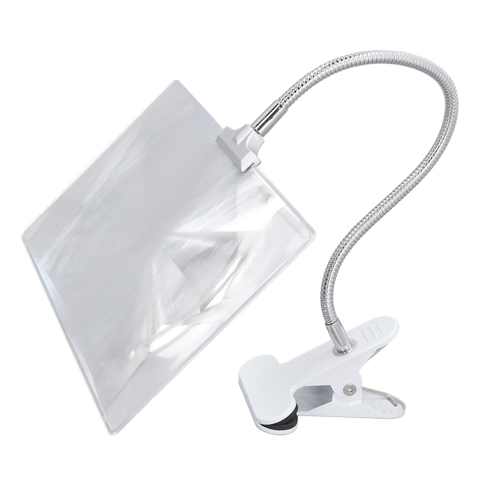Extra-Large 4X Magnifier with Flexible Gooseneck for Easy Reading