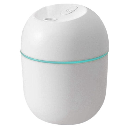 Air Humidifier USB 220Ml Portable Mist Diffuser for Office Car, White