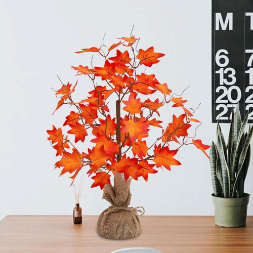 Fall Led Maple Tree Lights Thanksgiving Autumn Decorations 1