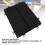 Nylon Patch Display Halter Board Wandorganizer Schwarz S 5
