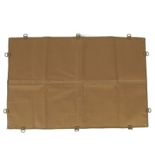 Versatile Khaki M Patch Display Panel with Loop Surface and D Rings