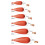 Fishing Practice Plug Fishing Casting Plug Rubber Practice Plug,6Pcs 6