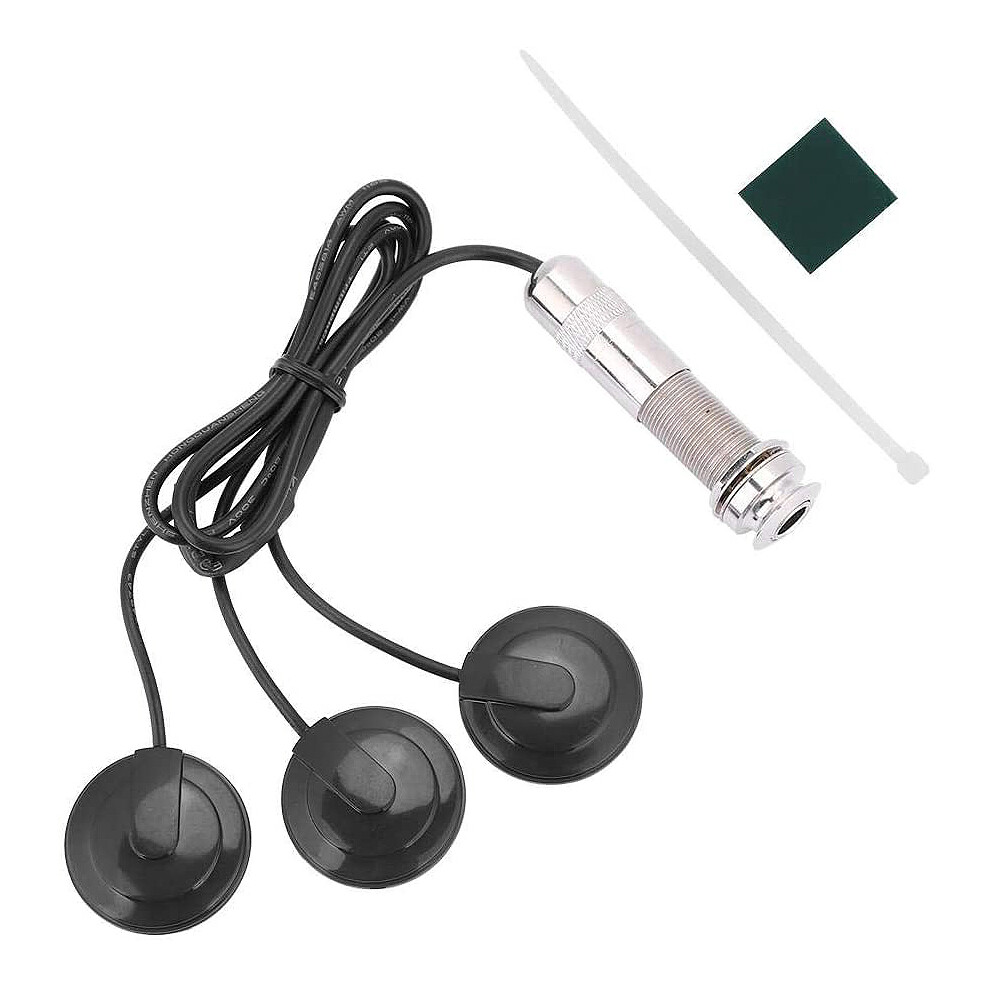 Guitar Pickup 3x Piezo Pickup Transducer for Acoustic Guitar Ukulele-image-OPC-PHSWWDD-NEW