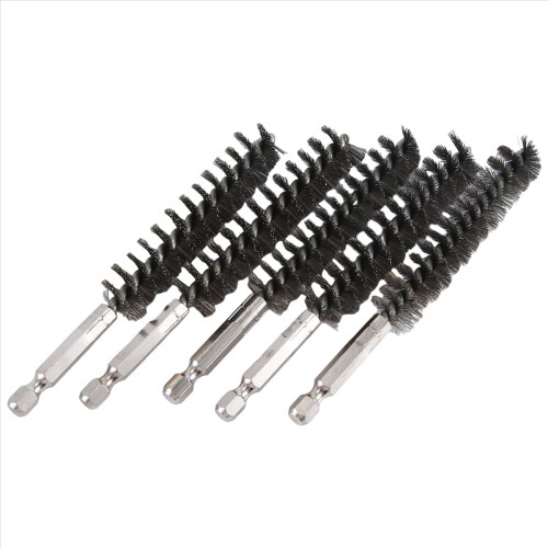 Bore Brush for Power Drill Cleaning Wire Brush with Hex Shank Handle 1