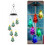 (Christmas Tree) Yard Solar Christmas Tree Wind Chime Lights 1