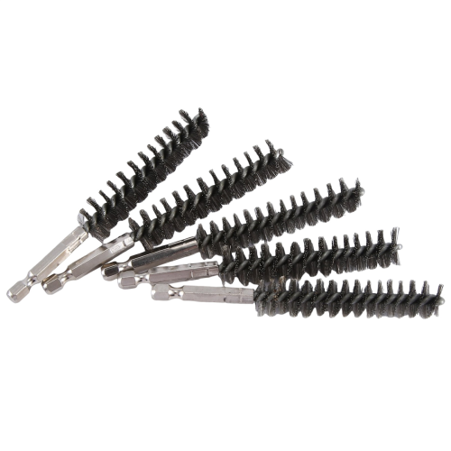 Bore Brush for Power Drill Cleaning Wire Brush with Hex Shank Handle 2