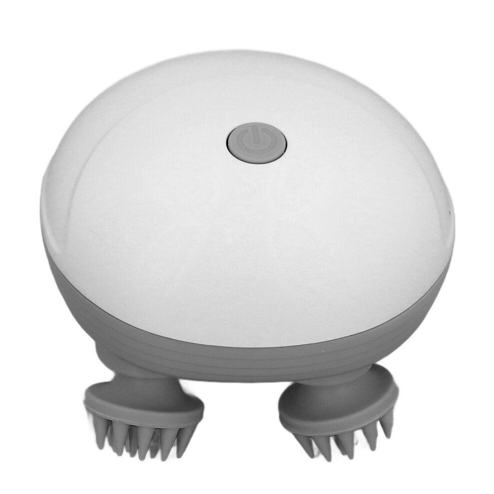 White Mini Electric Head Massager 9X11x8cm | Removable Head,