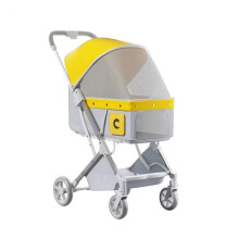 Litter Box Mobility Scooter for Dogs and Cats, Portable Folding Pet Trolley, Non-Sticky Anti-Leakage Design