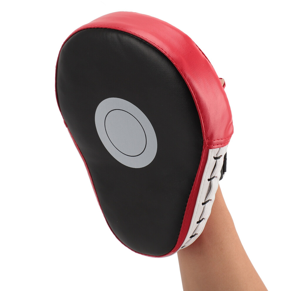 Red/Black Taekwondo Target Pad, Curved Punching Kickboxing Padding,