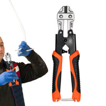 Heavy Duty Wire Cutter, Ergonomic Non-Slip Nippers for Cutting Wire Rope, Nails, Bolts, and Gardening Ropes