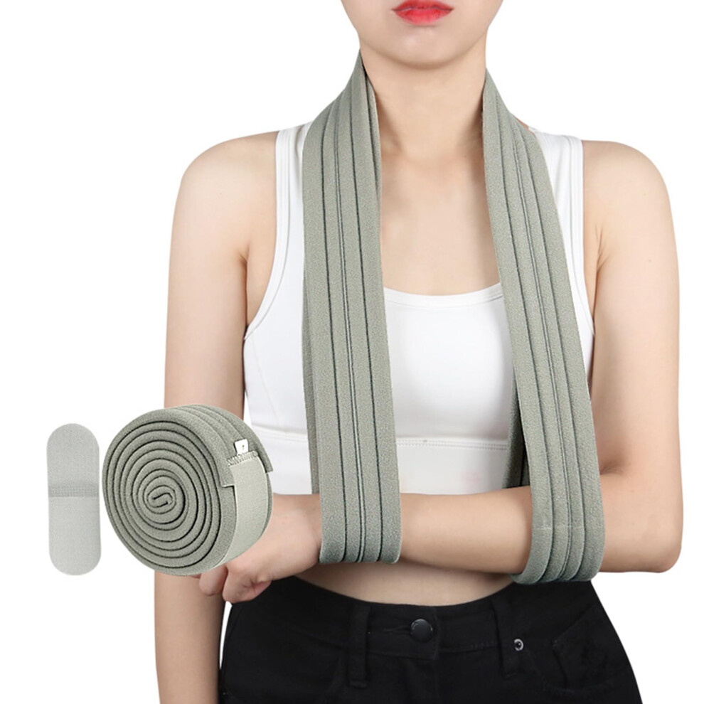 Adjustable Shoulder Arm Sling for Post-Surgery Recovery, Breathable Fabric, Rotator Cuff Tear Support, Universal Size